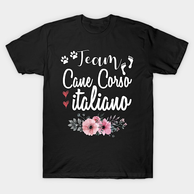 Team Cane Corso Italiano Dog Lovers Gift T-Shirt by omirix